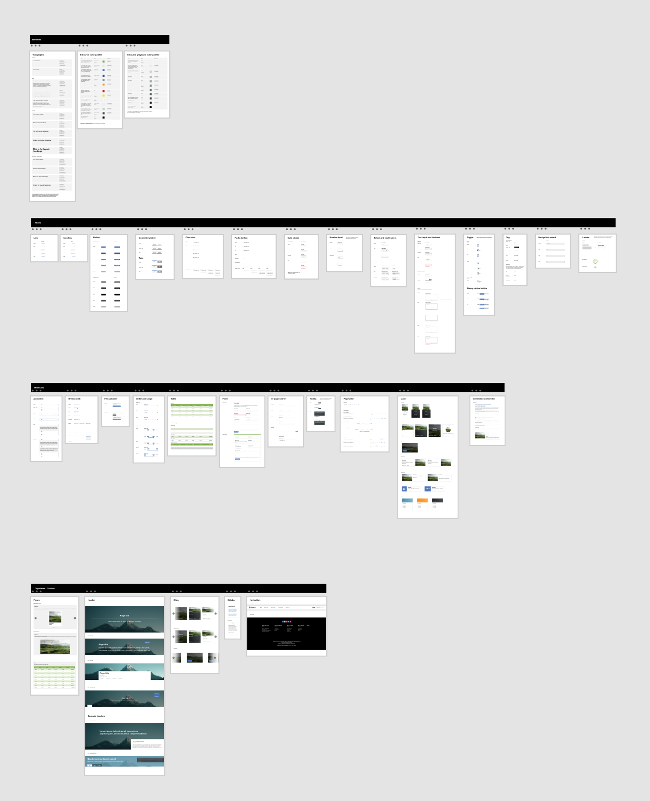 A comprehensive Adobe XD file for the majority of the UI system